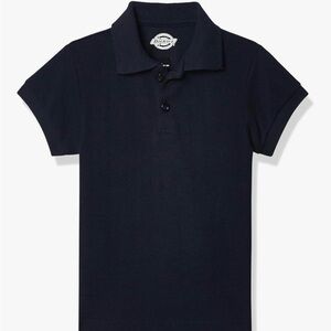 Dickies Preppy Kids Dark Blue Polo Shirt size 7 new with tags!